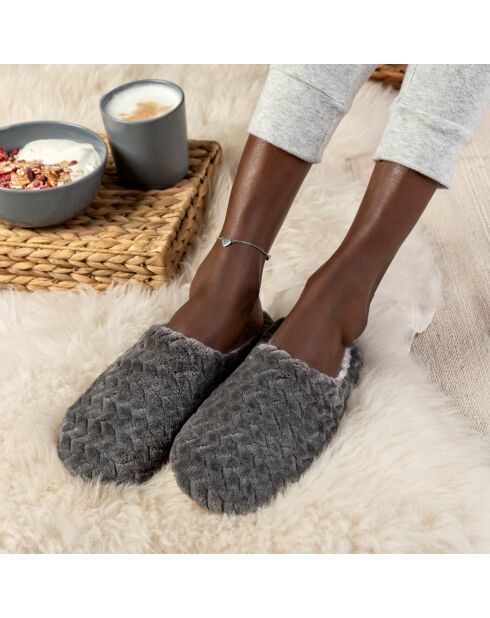 Chaussons Sophia taupe
