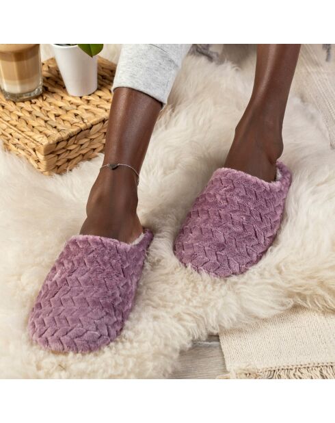 Chaussons Sophia violets