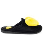 Chaussons Charlotte noir/jaune
