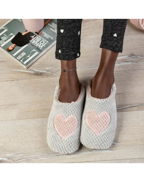 Chaussons Amelia gris