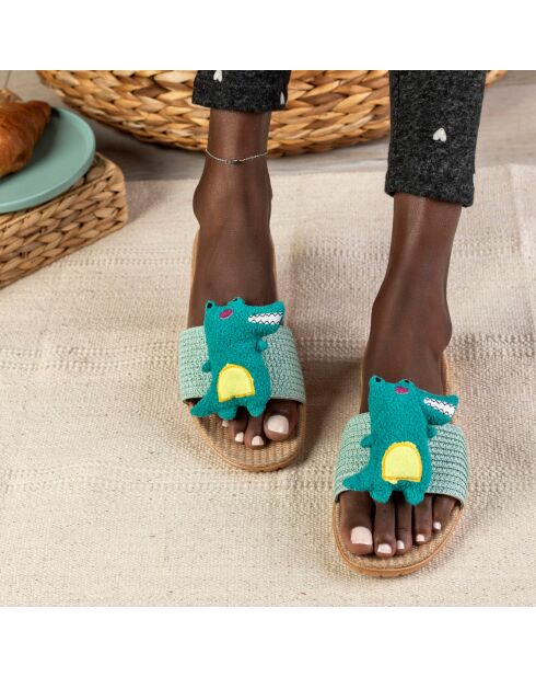 Mules Scarlett bleus