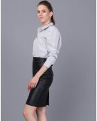 Jupe en Cuir Louise noire