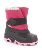 Bottes de neige fourrées Abby cerise/noir