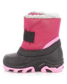 Bottes de neige fourrées Abby cerise/noir