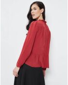 Blouse Adley brique