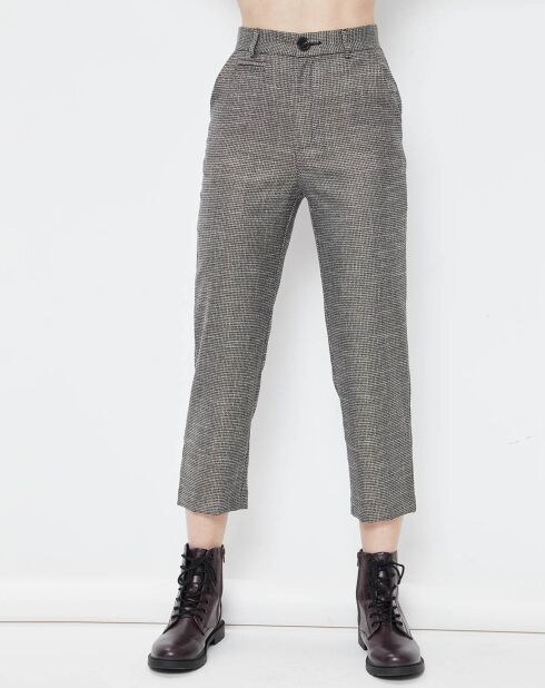Pantalon 7/8 Ashlynn  noir/doré