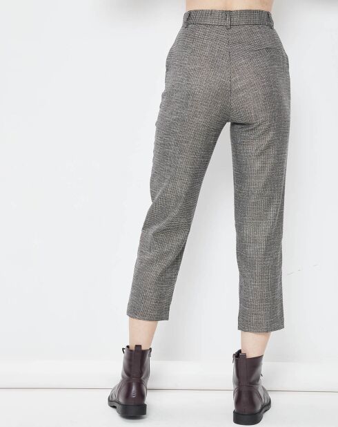 Pantalon 7/8 Ashlynn  noir/doré
