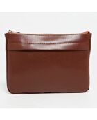 Pochette Hadi en Cuir marron - 31x23x2 cm