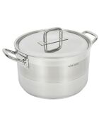 Marmite induction avec couvercle inox - D.36 cm