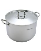 Marmite induction avec couvercle inox - D.38 cm