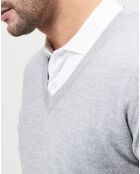 Pull en Laine mélangée WaterShield gris