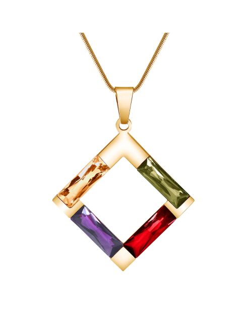Rocada goud/veelkleurige ketting