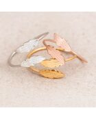 Bague ajustable Birdy en Acier doré