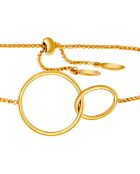 Obal goldenes Stahlarmband