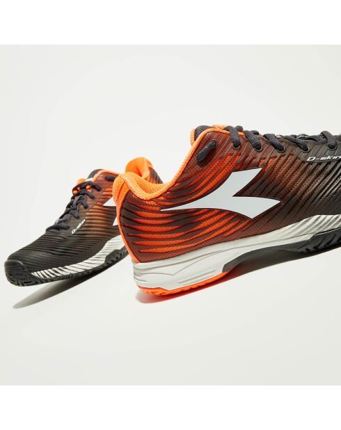 Sneakers tennis Competition noir/orange