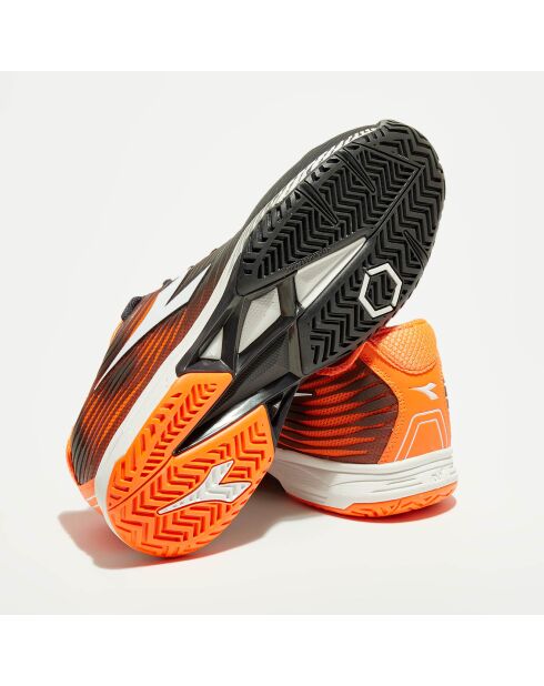 Sneakers tennis Competition noir/orange