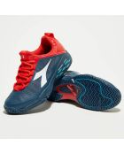 Sneakers tennis Speed bleu/rouge