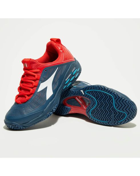 Sneakers tennis Speed bleu/rouge