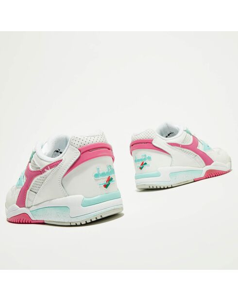 Sneakers en Cuir Rebound Ace rose/blanc/bleu