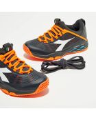 Sneakers tennis Speed noir/orange