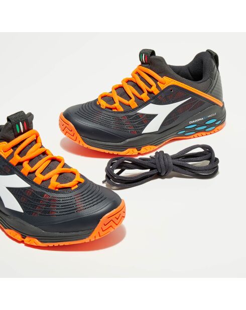 Sneakers tennis Speed noir/orange