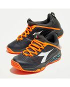 Sneakers tennis Speed noir/orange