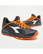 Sneakers tennis Speed noir/orange