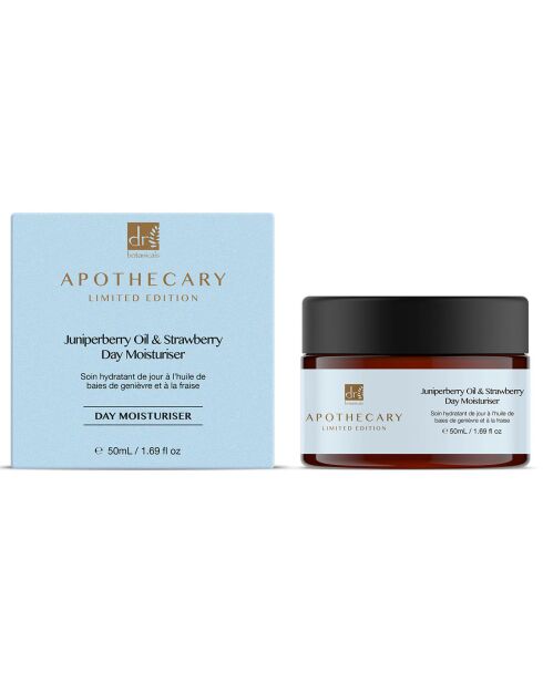 Tagescreme mit Wacholderbeerenöl und Erdbeere