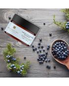 Dagcrème met jeneverbessenolie en aardbei