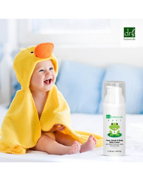 Crème pour Bébé Visage, Mains et Corps 50 ml
