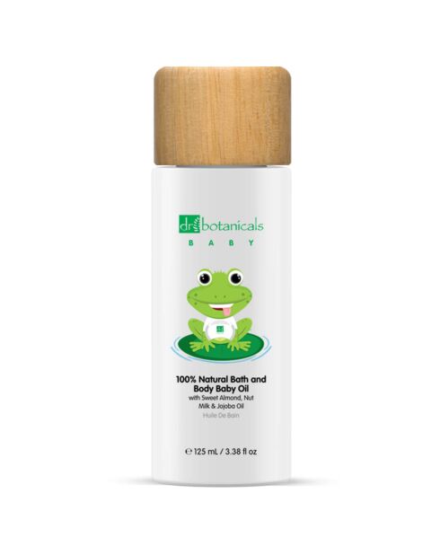Huile de Bain et Corps pour Bébé à l'huile de Jojoba et Amande douce 125 ml