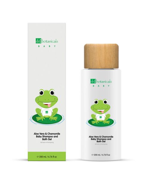 Shampooing & Gel Douche pour Bébé à l'Aloe Vera et Camomille 200 ml