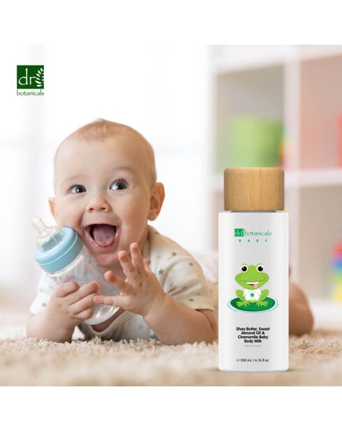Lozione per il corpo per bambini con olio di mandorle dolci e camomilla 200ml