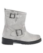 Bikers en Velours de Cuir Vulcano grises