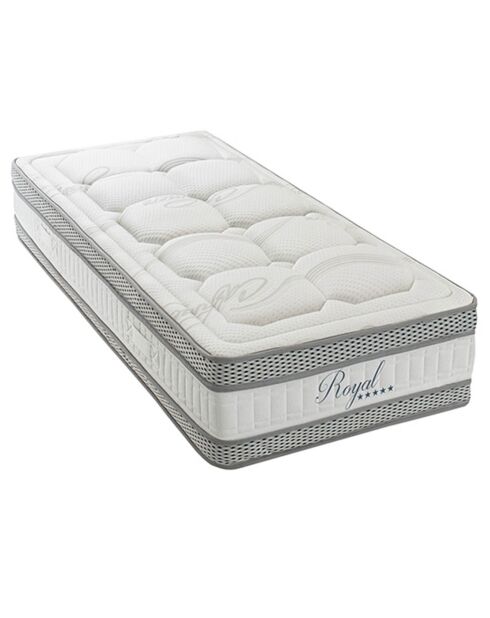 Pack prêt-à-dormir 5 pièces  Royal 5 étoiles gris/blanc - 90x190 cm