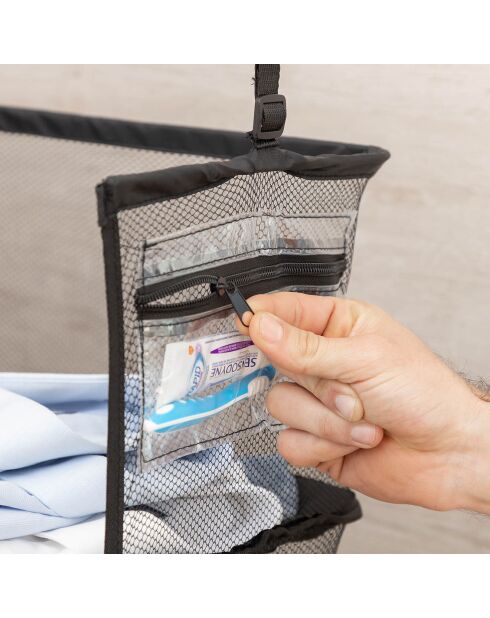 Étagère de rangement pliable portative pour bagages sleekbag