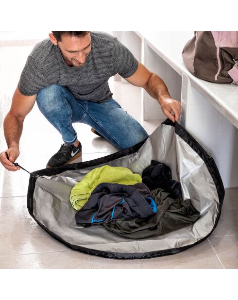 Sac tapis de sol imperméable pour les vestiaires 2-en-1 gymbag