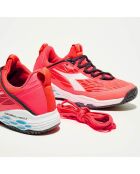 Sneakers tennis Speed corail fluo