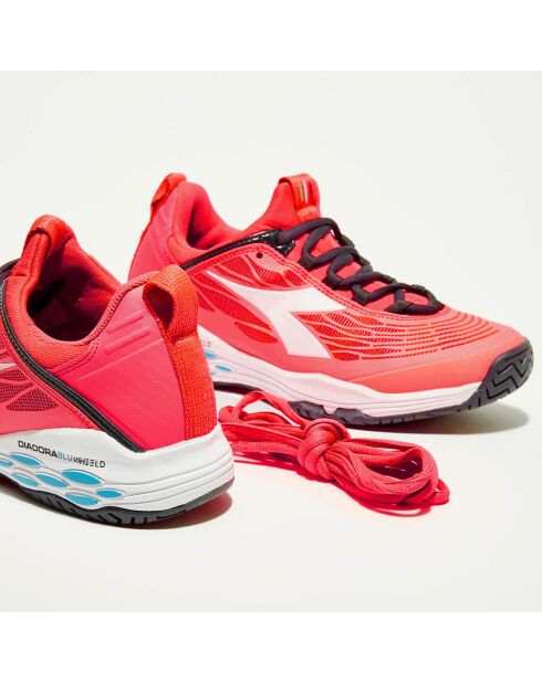 Sneakers tennis Speed corail fluo