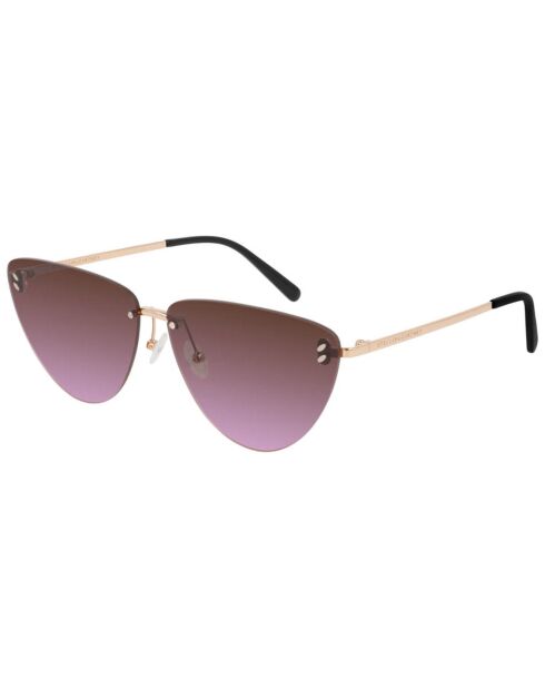Lunettes de soleil Femme dorées