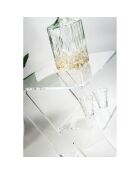 Table d'appoint transparente  - 33x27x49 cm