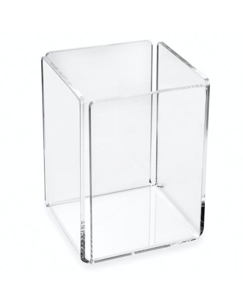 Boîte de rangement clio transparent  - 12x12x15 cm