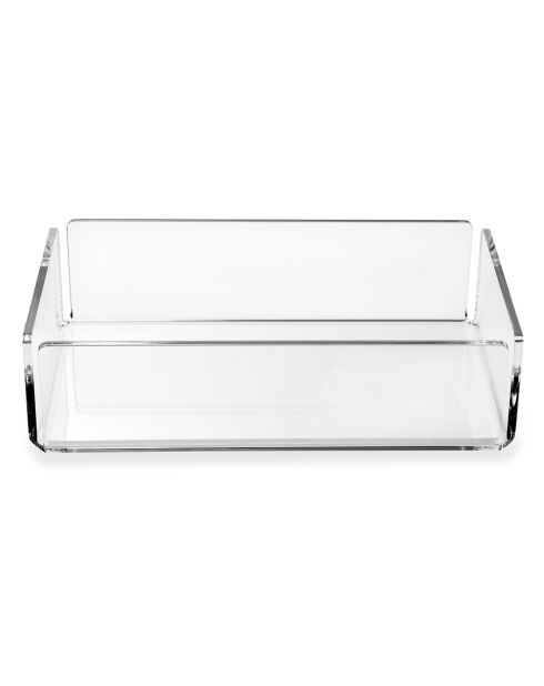 Boîte de rangement clio transparent  - 24x14.5x6 cm