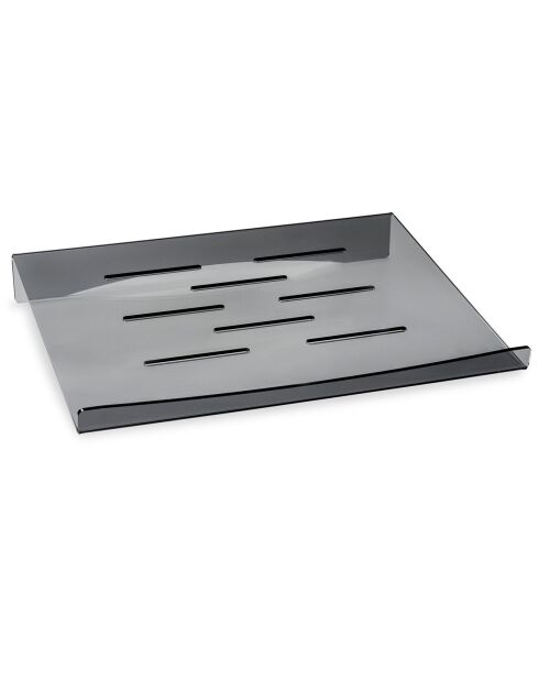 Support d'ordinateur Oly transparent/gris  - 30x40x5 cm