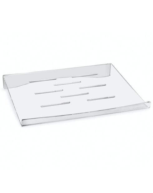 Soporte de ordenador Oly transparente - 30x40x5 cm