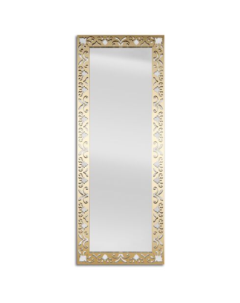 Miroir ninfa doré  - 53x147 cm