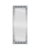 Miroir ninfa argenté  - 53x147 cm