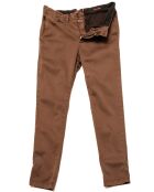 Pantalon Chino ajusté taupe