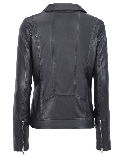 Veste en Cuir Cora noire