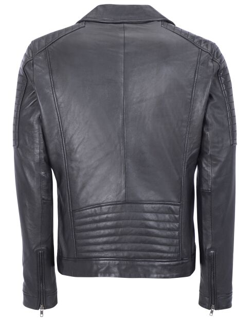 Veste en Cuir Corentin noire